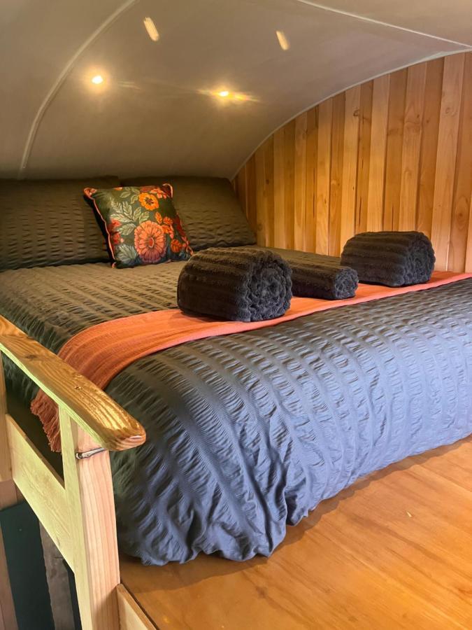 Shepherds Hut In A Private Meadow With Sea Views Хартланд Екстериор снимка